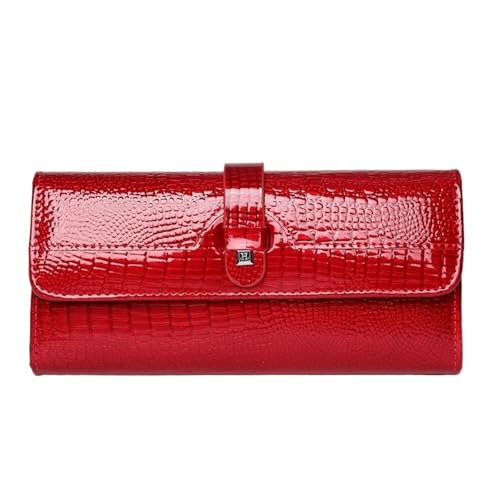 Portefeuille en cuir femme grand format pour sac à main de dame