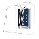 Dgyezhao Plastic Doorbell Rain Cover, Transparent Plastic Doorbell Water Shield Waterproof Protector Access Control Attachment for Door Access/Attendance Machine(Transparent)
