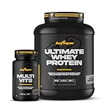 Pack BigMan Ultimate Whey Protein 2 kg + MULTI VITS Perlas 30 caps + MUESTRAS | Aumenta el crecimiento muscular | Entrenamientos intensos | Máxima asimilación (2 KILOS, Fresa Platano)