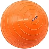 PRISP Indoor Thrown Shot Put - Throwing Ball with Ribbed PVC Surface, 1.1 lb