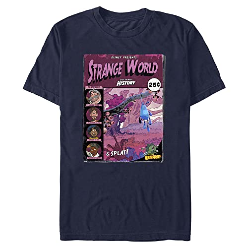 Disney Aventure Étrange T-Shirt Homme en coton confortable à col rond