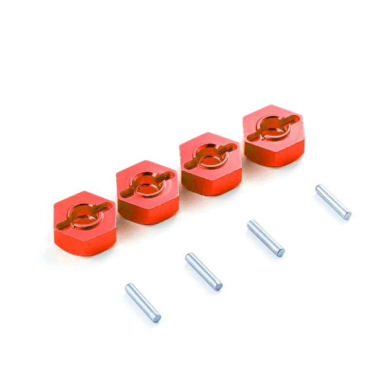 KIXZSAZ – Adaptateur Hexagonal Roue 5 Mm – Alliage Aluminium – Pour AXIAL SCX10 – CNC – 4 Pièces