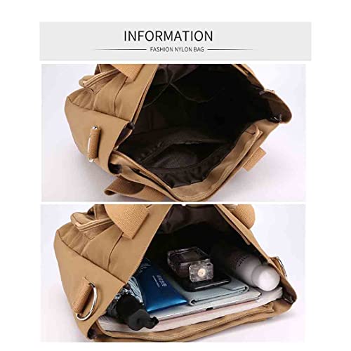 Fashion Women's Canvas Bag Mommy Large Capacity Crossbody Bag Nylon Casual Women's Shoulder Bag2