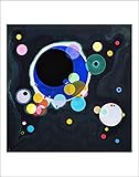 Póster de Several Circles-WASSILY KANDINSKY por Wassily Kandinsky, 30,5 x 20,3 cm (A4).