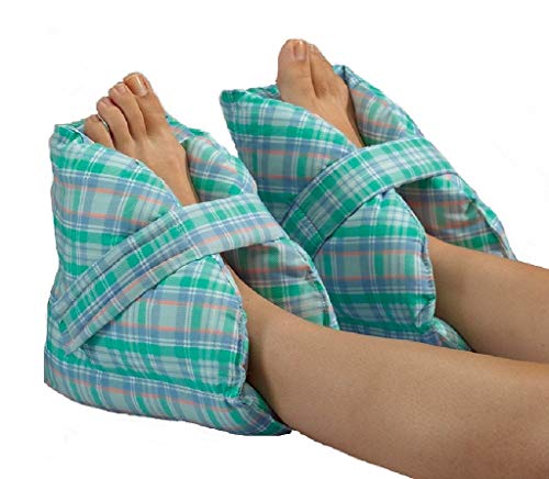 Posey Heel Pillows, Pastel Plaid - 1 Pair