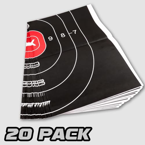 highwild shooting range silhouette paper target - 23x35 inches - suitable for handguns rifles airguns bb guns