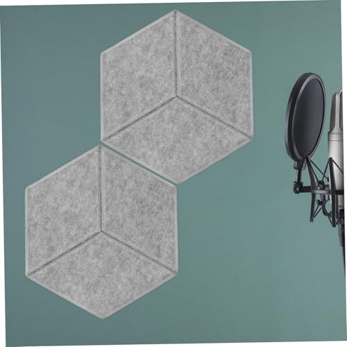 Toddmomy 6pcs Paneles Acústicos para Absorción de Sonido y Reducción de Ruido Paneles Autoadhesivos para Aislamiento Acústico para Estudio Oficina Teatro en Casa y Espacios Ktv miniatura 6