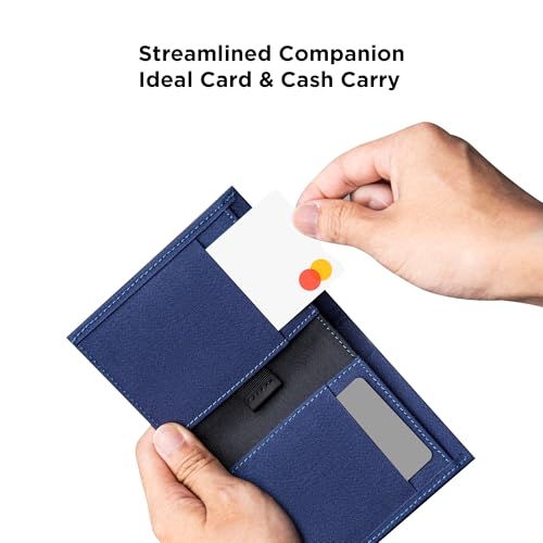 Image of ALPAKA Ark Bifold Wallet RFID Blocking Mens Wallet | Minimalist Front Pocket Wallet for Men Daily Use, Magnetic Closure, Holds 8-12 Cards Plus Cash, Axoflux 300D