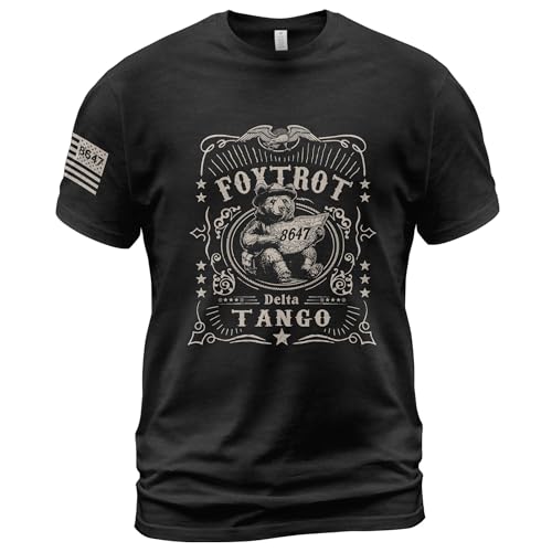 Foxtrot Delta Tango Shirt Fdt Tshirt Men Foxtrot Delta Tango Shirt for Women Fdt Shirts Political Shirts 2 (Black-M)