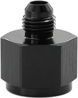Vista 17 de 1/8 NPT hembra a -3 AN AN3 macho Flare Thread Expander adaptador Expander Accesorios de manguera Aluminio Negro