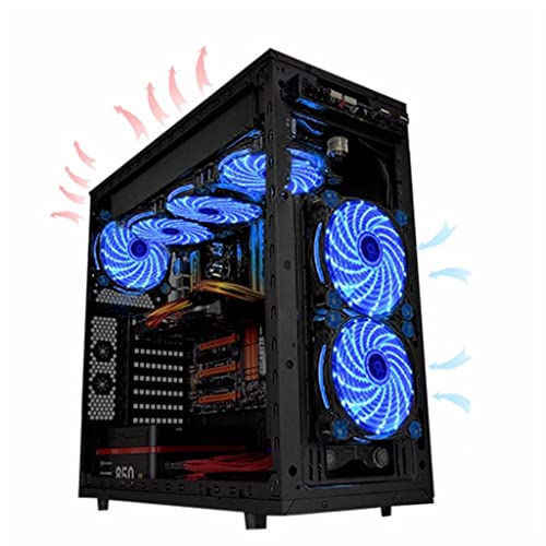 Ventilador silencioso con 15 LED para PC miniatura 2