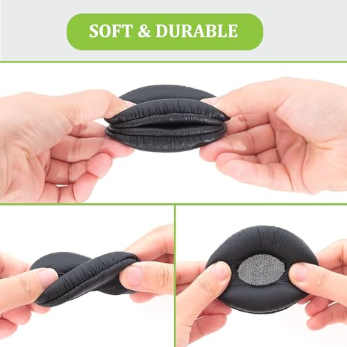 70mm Ear Pads for Sony Headphones, Replacement Ear Cushions Fits for Sony MDR-ZX100 ZX110 ZX110NC ZX110AP ZX110P ZX300 ZX310 ZX330BT ZX220BT V150 V200 V250 V300 WH-CH500 CH510 CH520 (2 Pack) - Thumbnail 7