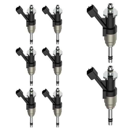 Fuel Injectors Compatible with Chevy Silverado 1500 GMC Sierra 1500 2014-2018 Tahoe Suburban Yukon & Yukon XL 2015-2018 5.3L 12698484 GDI Set of 8