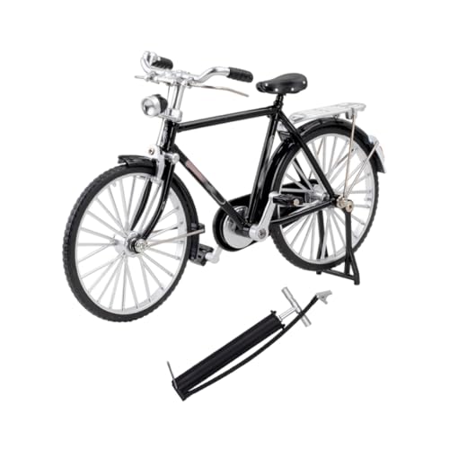 Alipis Bike Model Figurine Vintage Bike Decor Metal Model Kit Home and Office Decor