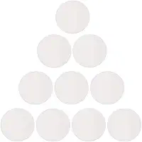 10 peças de reposição de relógio de vidro mineral plano, 1 mm de espessura