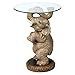 Design Toscano Good Fortune Elephant Glass-Topped Table, 16
