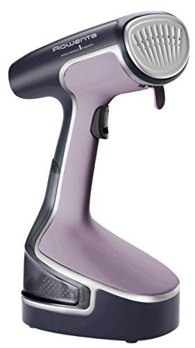 Rowenta DR8082 Partner of Fashion X-Cel Steam Powerful Handheld Garment and Fabric Steamer Stainless Steel Soleplate with Accessories, 1500-Watt, Purple