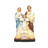 perfeclan Estatuilla de Resina de la Sagrada Familia, estatuilla de Estatua de Resina, decoración Coleccionable para Fiesta de Oficina