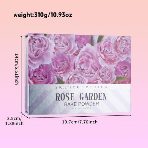 SHCOETY 6pcs Romantic Flower Relief Blush, Shimmery Matte Multicolor Blush Palette, 3D Rose Embossed Cheek Blush Powder for Natural Glow & Makeup Looks ,Suitable for Valentine's Day(SH8114X) - 5