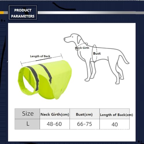 Pet Hunde Warnwesten,Hund Sicherheit Reflektierende Weste,Sicherheitsweste Pet Hunde,Hunde Sicherheit Geschirr Jacke für Hält den Hund Sichtbar Sicher vor Autos & Jagtunfällen