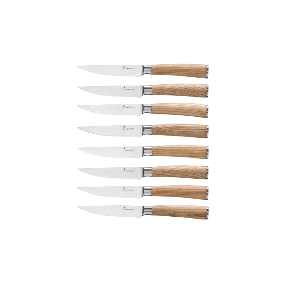 Kangdelun Natura Series steak knife set, 8 Piece