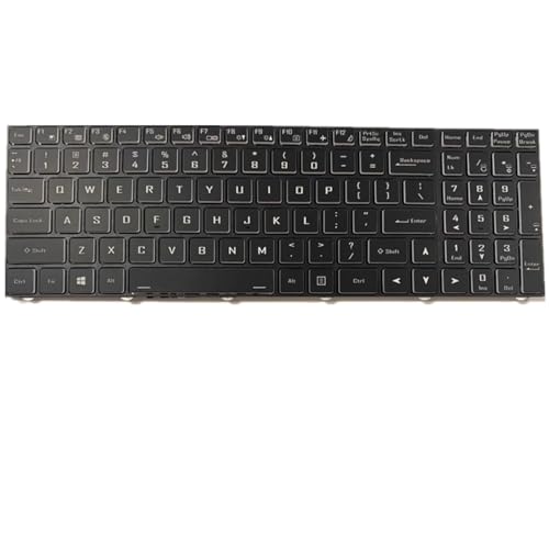 Clavier pour Sager NP8458F2 : pièce de rechange interne AZERTY pour ordinateur portable