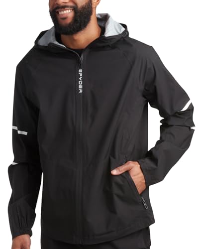 Amazon.com: Spyder Mens Rain Jacket - Waterproof Lightweight