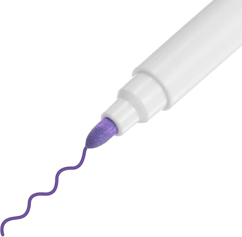 Miniatura 5 de HARFINGTON Rotulador de tela con tinta que desaparece, tinta borrable, para costura, tinta soluble en agua, herramientas de marcado y trazado para