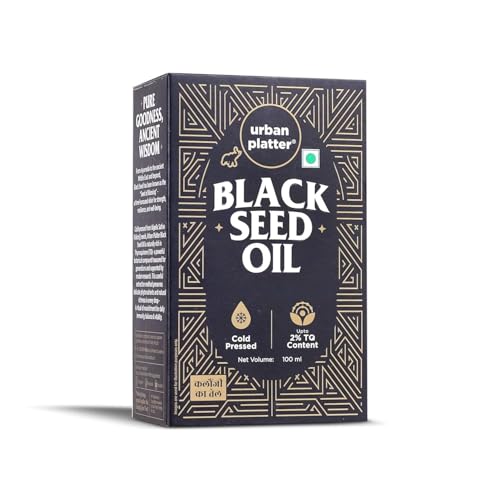 Image of Urban Platter Black Seed Oil, 100ml (Cold-Pressed, 2% Naturally Occurring TQ, Anti-Inflammatory, Consume daily for overall well being and vitality)