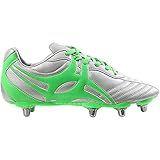  Sidestep XV SG 8 Crampons Chrome - Crampons de Rugby - Chrome/Vert - taille 42
