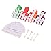 Ruilogod Papier Urodziny Wedding Party 3 Warstwy Design DIY Dekoracji Wentylator 4szt Assorted Color