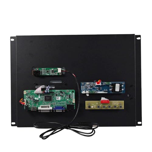 Image of VSDISPLAY 15'' Industrial Touch Monitor 1024x768 with DVI /VGA Input | Metal Frame,4:3 Aspect Ratio Display 1000Nit High Brightness