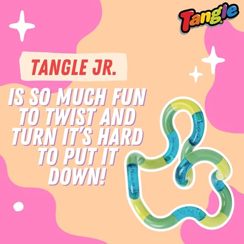 Tangle Jr Classic 6-Pack - Tangle Fidget Sensory Toys - Twisty Fidget Pack for Kids and Adults - Fidget Toy for School - Gift for Teens and Adults image 10