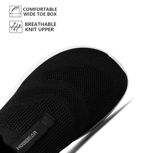 Image of HOBIBEAR Women Walking Shoes | Wide Toe Box | Slip On Sneakers