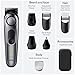Braun All-in-One Style Kit Series 7 7410, 8-in-1 Trimmer for Men with Beard Trimmer, Body Trimmer for Manscaping, Hair Clippers & More, Sharpest Blade, 40 Length Settings, Waterproof