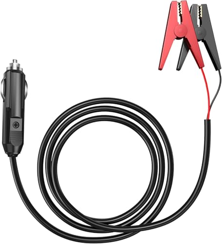 BLUETTI Lead-Acid Battery Charger, Cigarette Lighter to Clamp Cable, Charging Lead-Acid Battery via...