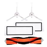 BettaWell Accessory Kit For XIAOMI MI Robot Vacuum Cleaner | 2pcs Side Brush | 2pcs HEPA Filter 2pcs | 1pcs Main Brush
