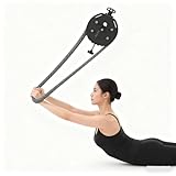GESAIDES Sistemas de Poleas con Cuerda Sin Fin, para Gimnasio. Incluye Poleas con Peso para Jalones, Curl Bíceps y Entrenamiento en Casa Fortalecer Antebrazos, Hombros y Otros Músculos