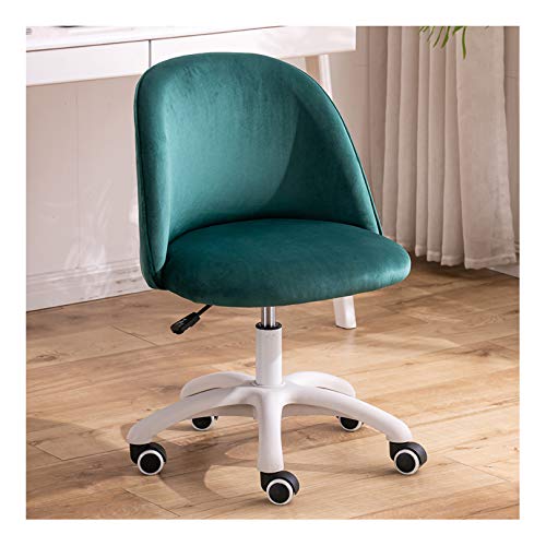 Siège exécutif en velours vert avec dossier ergonomique confortable