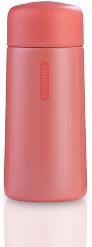 Mini 5.1oz Cute Water Bottle, Vacuum Flasks Leak-Proof Drink Flask Keep Hot and Cold for Home Outdoors Travel (Grapefruit red)