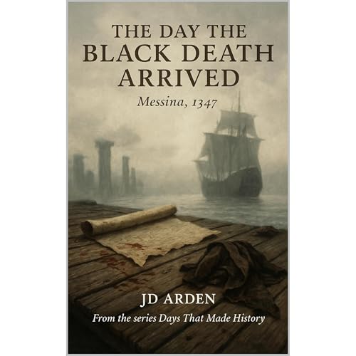 The Day the Black Death Arrived Audiolibro Por JD Arden arte de portada