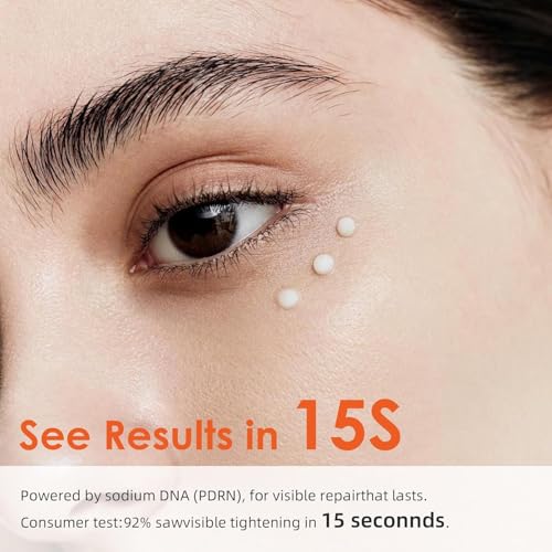 Fankr 15-Second Instant Eye Lift Cream with Sodium DNA & 0.1% Retinal | Rapid Tightening for Eye Bags & Fine Lines | Dual-Action Firming + Long-Term Repair (0.7 Fl Oz (Pack of 1))