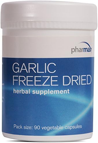 Pharmax Garlic Freeze Dried | Supports Upper Respiratory Tract and Cardiovascular Health | 90 Capsules