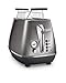 Produktbild De'Longhi Distinta Flair Toaster CTI2103.S | 2 Schlitz Toaster | Brötchenaufsatz | Herausnehmbare Krümelschublade | Finesse Silver