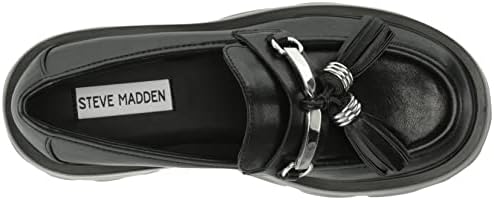 Steve Madden Women's Major Loafer, Black, 8.5 | Image 4