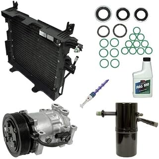 A/C Compressor Kit with Condenser - Compatible with 1997-1999 Dodge Dakota (with Fixed Orifice)