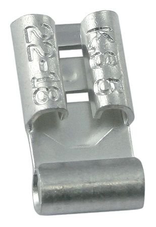Female Flag Disconct, Bare, 22-18AWG, PK100
