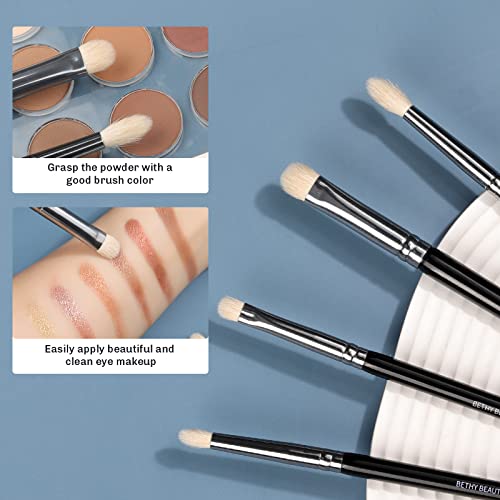 Goat Hair Eyeshadow Brush, Eye Makeup Brushes Natural Blending Result #TOP6