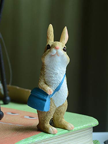 Gemmia Miniature Book Lover Figurine- Raise Books Squirrel #TOP5