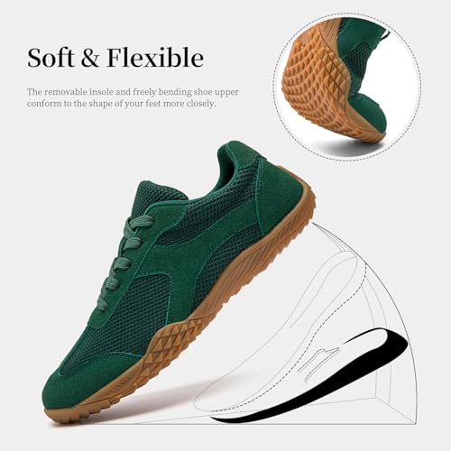 Image of Mens Shoes Barefoot Shoes Men Zero Drop Walking Trail Running Hiking Workout Gym Shoes Lightweight Casual Sneakers